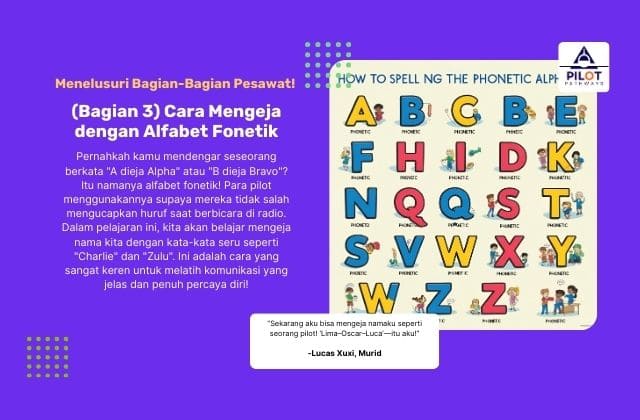 (Bagian 3) Cara Mengeja dengan Alfabet Fonetik
